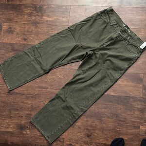 Old Navy Men's Olive Green 90s Baggy Jeans 38x32